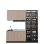 ISO9001 certification of high-end fashion durable tea cabinet support customizat