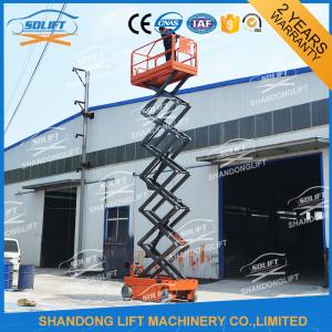 China 8m Electric Battery Power Self Propelled Elevating Work Platforms / Aerial Lift Scaffolding factory