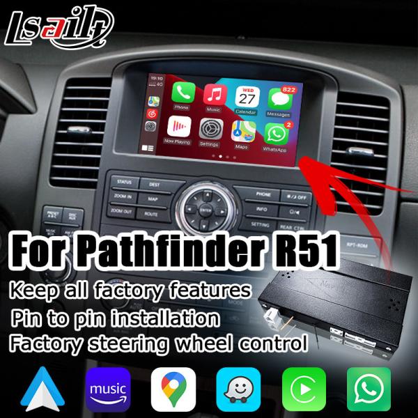 Wireless Carplay Android Auto Interface For Nissan Pathfinder R51 Navara D40