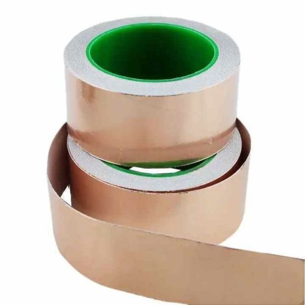 China Wholesale 0.03mm Thick Soldering Converting Copper Foil Masking Tape factory