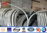 8m 9m Led Solar Street Light Poles Power Coating Hot Dip Galvanized Steel