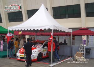 China Pagoda Tent / White Outdoor Event Tents with aluminum and PVC material factory