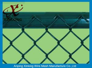 China Pvc Dipped Coating Chain Link Mesh Fence With Various Colors XLF-09 factory