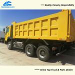 10 Wheel 25-30 Tons SINOTRUCK 371HP Heavy Duty Dump Truck For Mining Work