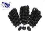 Jet Black Virgin Aunty Funmi Hair Unprocessed Peruvian Hair Weaving