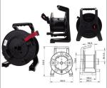 Mini Size Portable Hand Fiber Optic Cable Reel / Wire Spool / Wire Winch