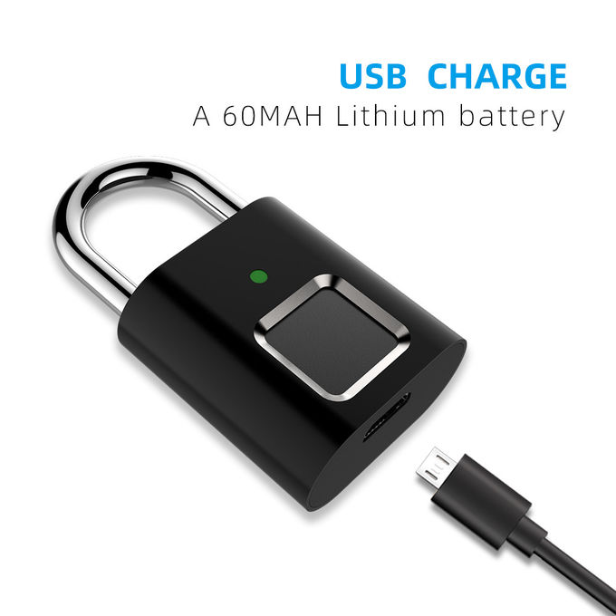 L34 Fingerprint USB Charge Anti Theft Touch Lock NO Key Unlock