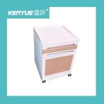 ABS material steel column bedside table two colors hospital dedicated