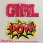 Sew Iron On 100% Embroidered Fabric Cloth Patch Iron On Patch 3D Custom