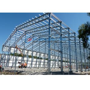 China Custom Light Steel Structure Warehouse , Steel Frame Warehouse Building factory