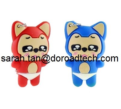 Promotional Gift Custom Cartoon PVC USB Flash Drive