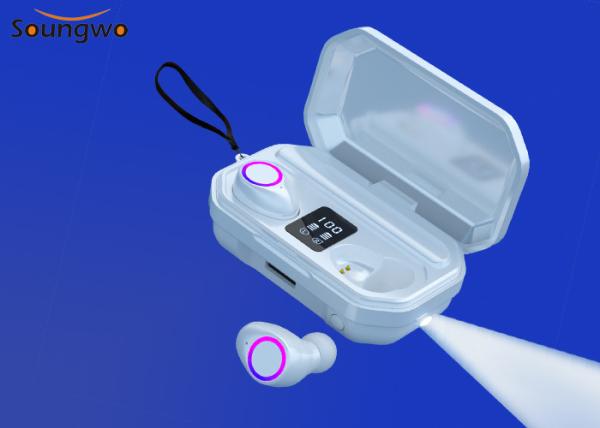 Wireless Earphones Bluetooth Sports Earbuds with 2000mAh Battery Mic Noise