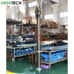 12m pneumatic telescoping mast for telecom antenna 30kg payloads 2.55m closed