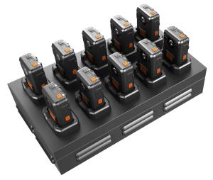 China Body Worn Camera Docking Station Robust Design With 8-Inch Touch Screen factory