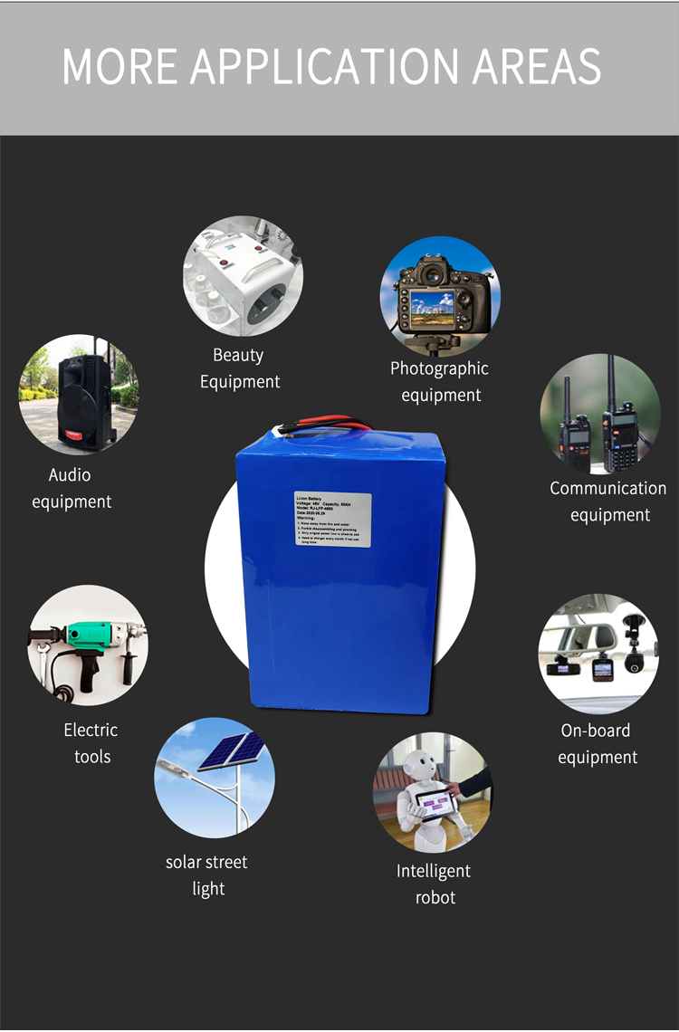 Rechargeable 3.7V 48V 50AH 18650 Car Deep Cycle Battery Drone Toy Car Solar Battery Pack