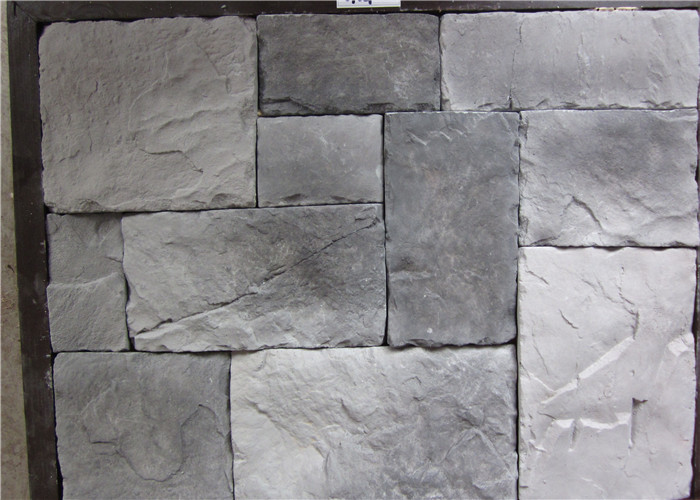 Grade A Durable Faux Stone Wall Tiles , Faux Stone Veneer Exterior / Interior Wall Decoration