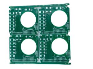 China Electronic Circuit Board Assembly 0.1mm Min Line Width / Space Green Solder Mask factory