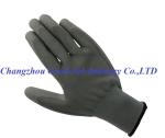 EN388 CE 3121 Auto Repair Pu Coated Nylon Knitted Gloves