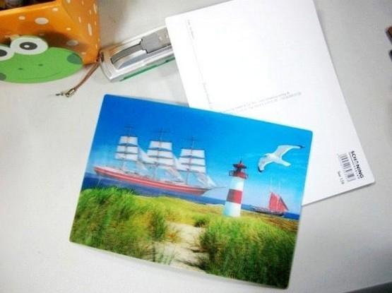 cheap price flip 3d lenticular postcards landscape pictures 3d lenticular