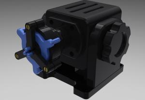 China Black Precision Rotary / Rotation Axis With Bracelet Chuck Angle Adjustable factory
