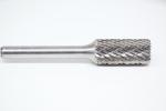 SB-4 Cylindrical End Cut Carbide Burrs 7/16" Cut Dia 1/4" Shank Dia Carbide
