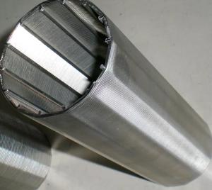 China 304Stainless Steel High Temperature Resistant Screen Pipe Johnson Tube Wedge Wire Screen Filter factory