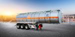 500mm Manhole 3 Axles Fuel Tank Trailer/Chemical Acid Liquid Tank Semi Trailer