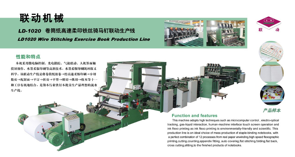 Compact Automatic Wire Stitching Note Book Making Machine for Small Spaces