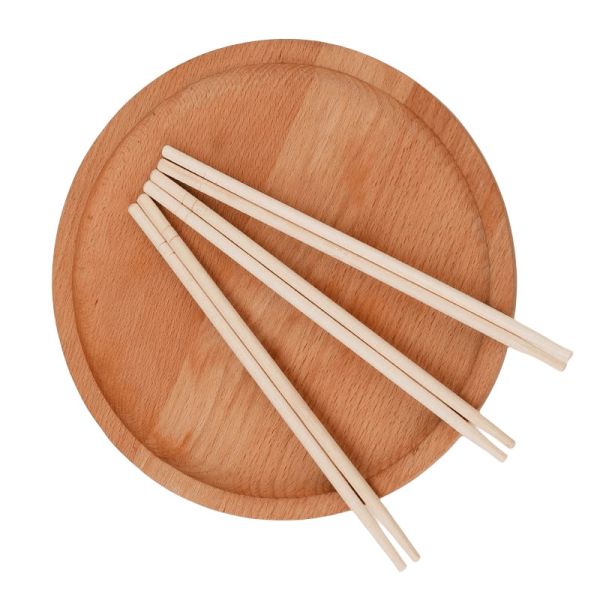 Customization Round Bamboo Chopsticks For Household Restaurant Hotel