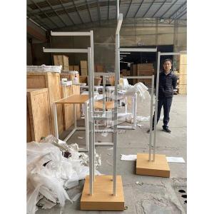 China Wooden Clothing Store Display Rack Women Clothes Shop Furniture factory