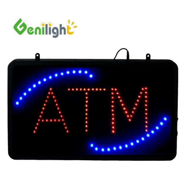 Brightness Genilight Indoor 56*33cm Acrylic Flashing Custom Coffee Sign LED Cafe Bar and Beer Sign