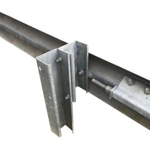 China Hot Dipped Galvanized Highway Guardrail Safety Barrier C Post for Customized Roadway factory