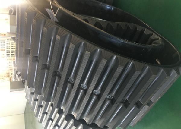 700 X 100 X 80 Replacement Rubber Tracks , Continuous Rubber Track For Morooka