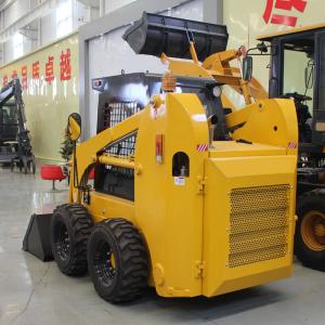 Log Loader For Energy Mining Mini Wheel Skid Steer Tractor Front Loader Machine