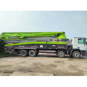 China Reconditioned Used Concrete Pump Truck Zoomlion 56m Sitrak Chassis on sale