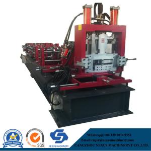 China Automatic C 60-300 Purlin Roll Forming Machine Steel Channel Making Equipment factory