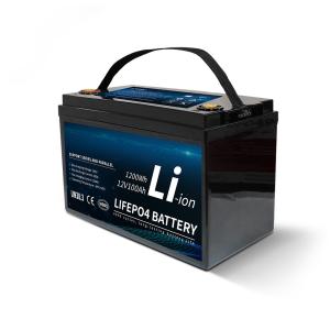 China Onboard 12.8V 100ah Finished Completed BMS Lithium Lifepo4 Battery For RV Solar factory