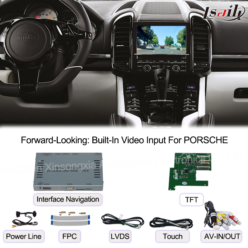 10-16 Cayenne Car Multimedia Navigation System Built-in Road Maps