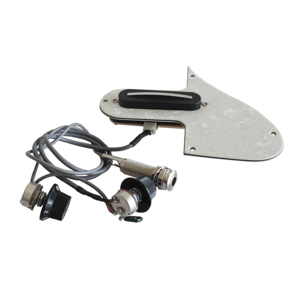 Mandolin Pickguard Plate single coil mandolin pickup A500k B500k Pot