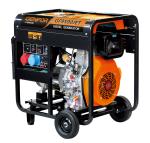 110 - 240V Small Diesel Generator , Genset Power Machine DC Fuse Protection