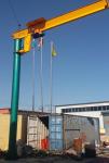 Luffing 270° Pillar Mounted Jib Crane Span 4.5m~6m