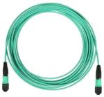 Data Center MPO To MPO 12 Core OM3 Fiber Patch Cord Low Loss Fiber Optic