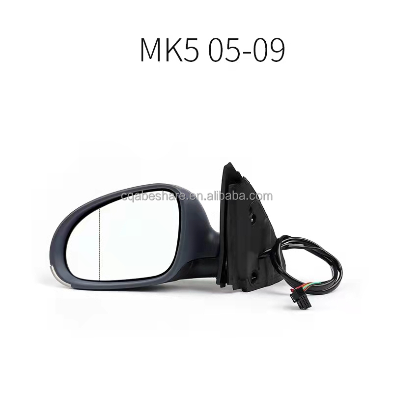 VW Car Fitment Side Mirror Assembly 1K1857507BG 1K1857508BG for Sagitar Golf MK5 Jetta