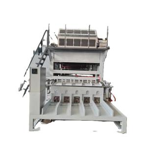 China Fully Automatic Paper Pulp Moulding Machine Paper Egg Tray Machine Production Line PLC Controlled Large Capacity 5*8 Molds Rotary Forming factory