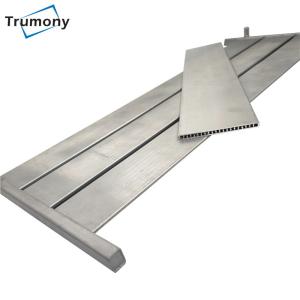 China Heat Sink Of Lithium Ion Battery Cooling System Aluminum Water Cooling Plate factory