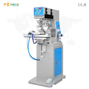 China Small Two Colors Shuttle Semi Automatic Pad Printing Machine factory