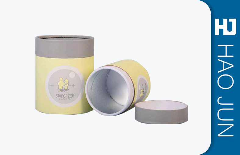 Cylinder / Round Custom Printed Cardboard Tubes Package For Festival Gift