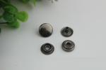 Luggage hardware 12.5 mm four color iron single sided snap buttons for clothing
