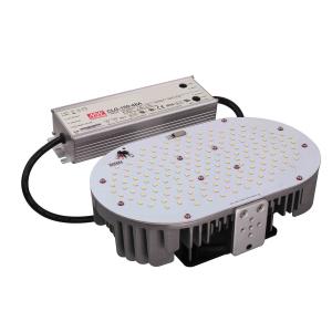 China DLC 300W 277V Shoebox Light LED Retrofit With Cooling Fan factory