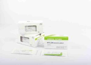 China Various Size Medical Consumable Products Nylon Surgical Suture Green Color factory